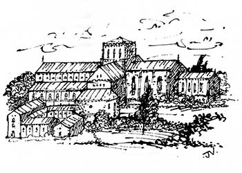 Merton Priory - Illustration